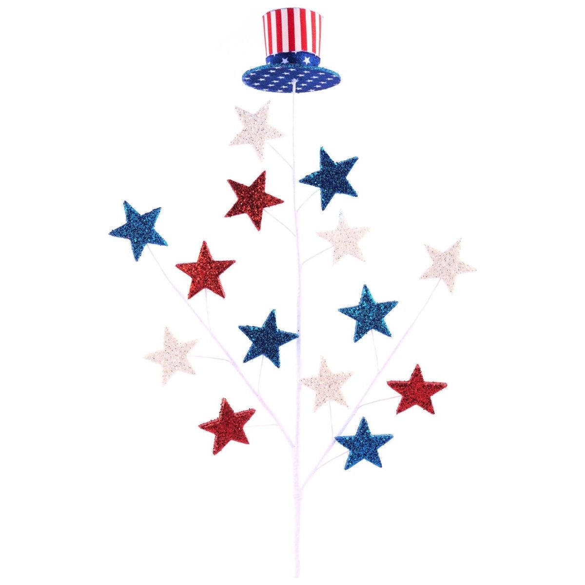 Shop For Patriotic Uncle Sam Hat Stars Spray at Michelle's aDOORable Creations