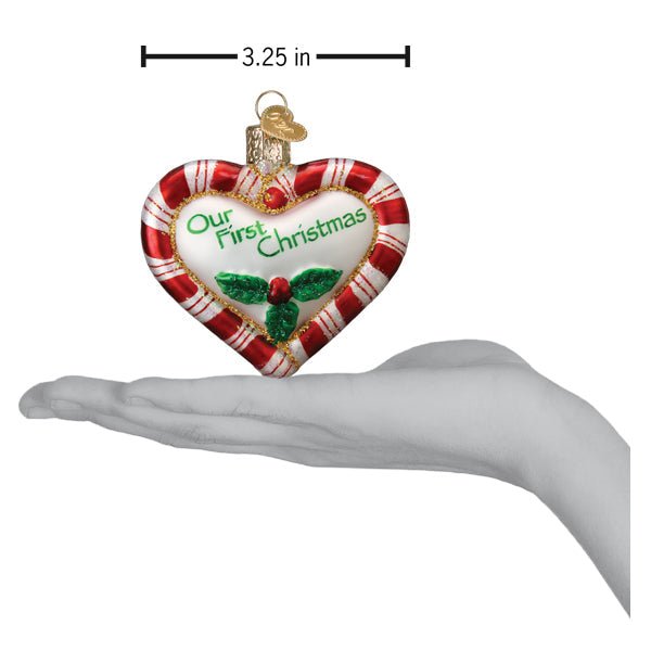 Shop For Peppermint Heart Ornament