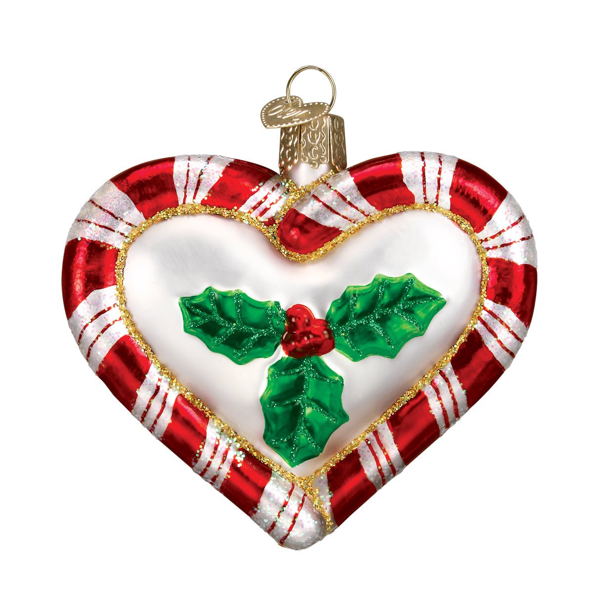 Shop For Peppermint Heart Ornament