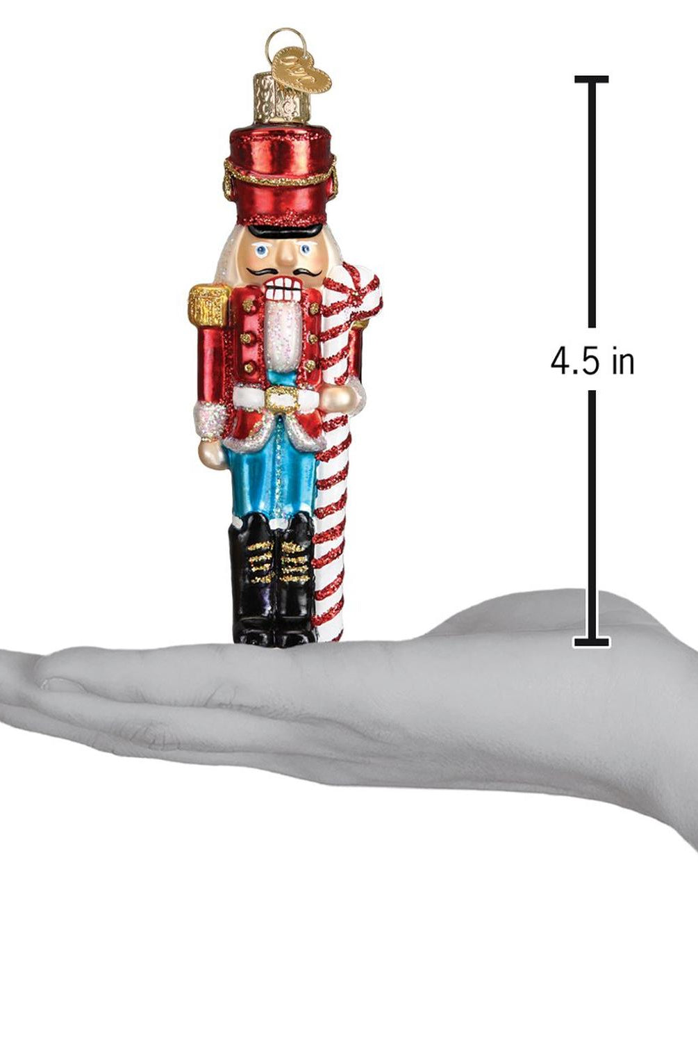 Peppermint Nutcracker Ornament