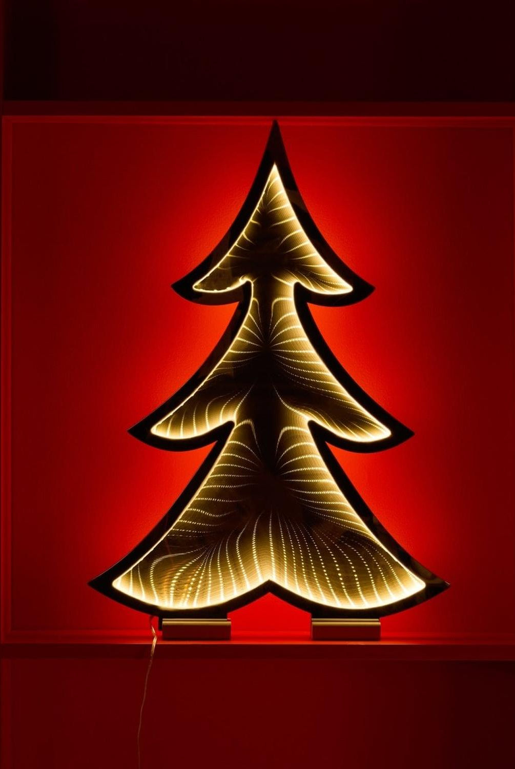 Shop For Pine Tree Outline Ekko Light Display 24.5"H at Michelle's aDOORable Creations