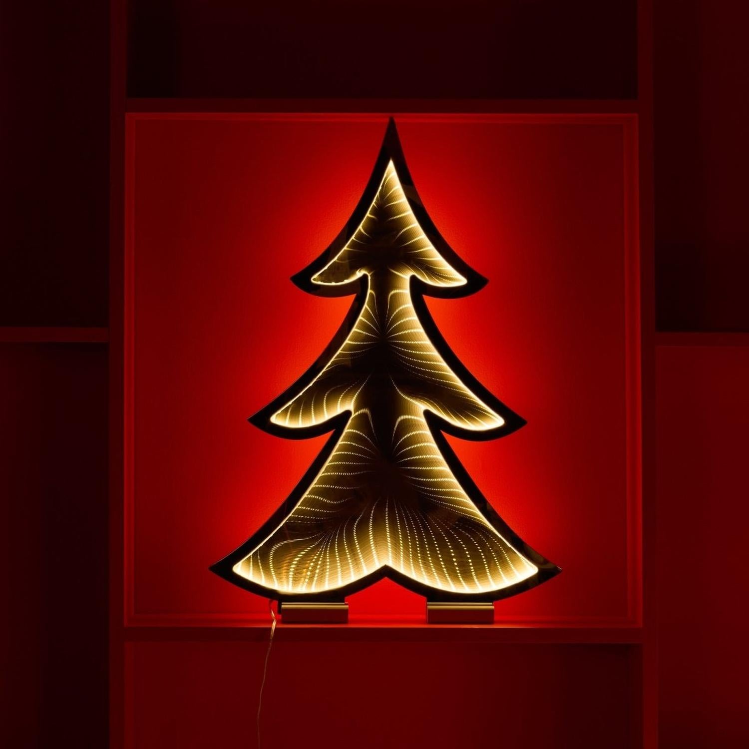 Shop For Pine Tree Outline Ekko Light Display 24.5"H at Michelle's aDOORable Creations
