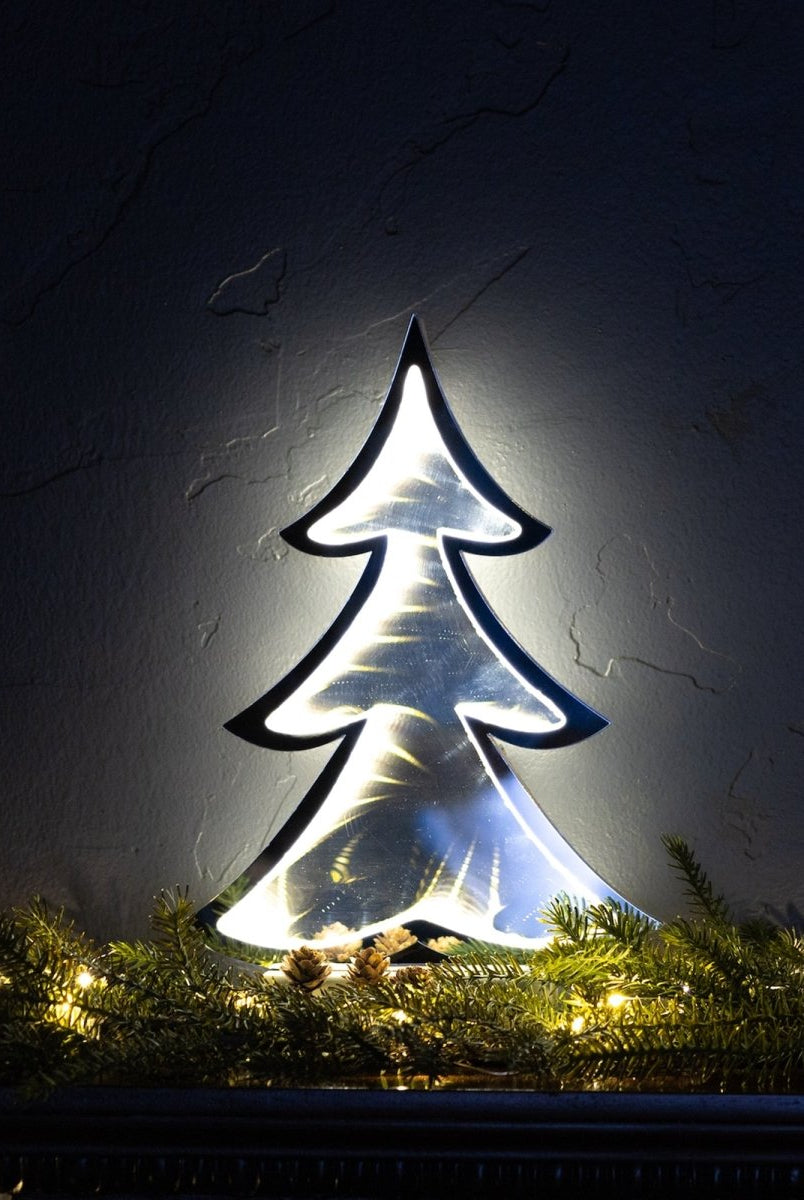 Shop For Pine Tree Outline Ekko Light Display (Set of 2) at Michelle's aDOORable Creations