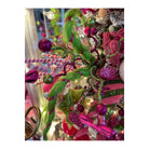 Shop For Pink and Green Glitter Spiral Spray 28"