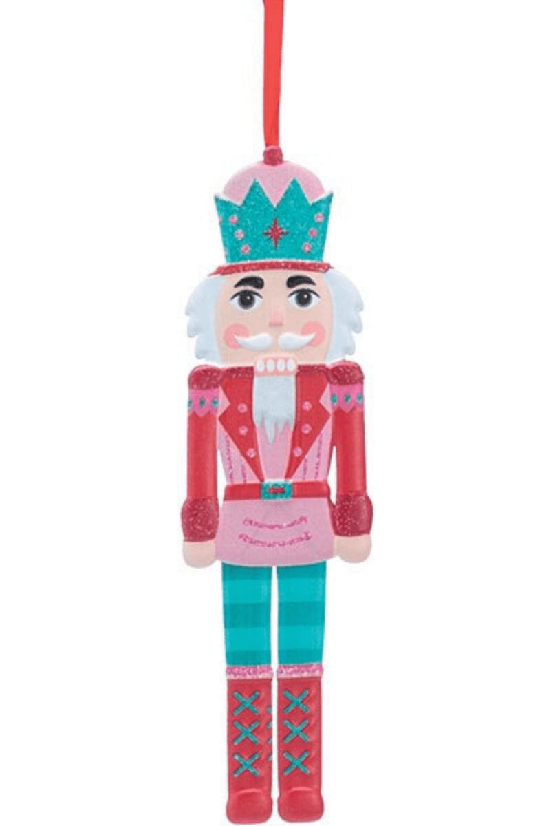 Shop For Pink and Red Tin Nutcracker Ornament