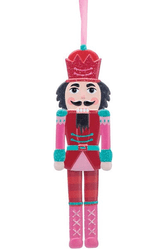 Shop For Pink and Red Tin Nutcracker Ornament
