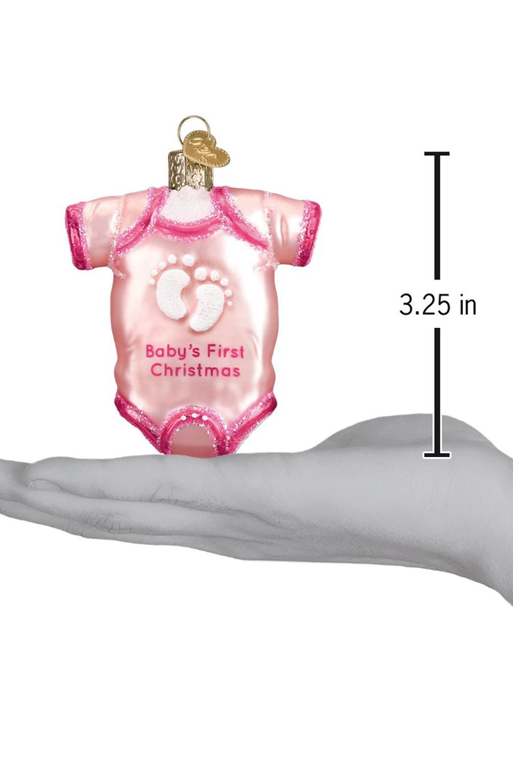 Pink Baby Onesie Ornament