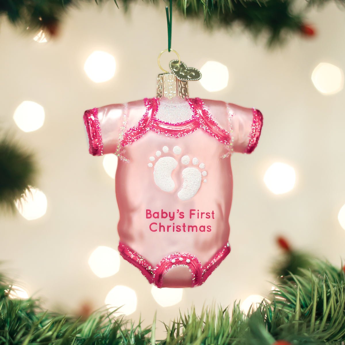 Shop For Pink Baby Onesie Ornament