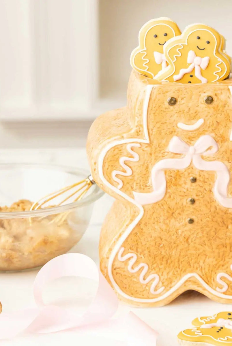 Shop For Pink Bow Gingerbread Cookie Jar