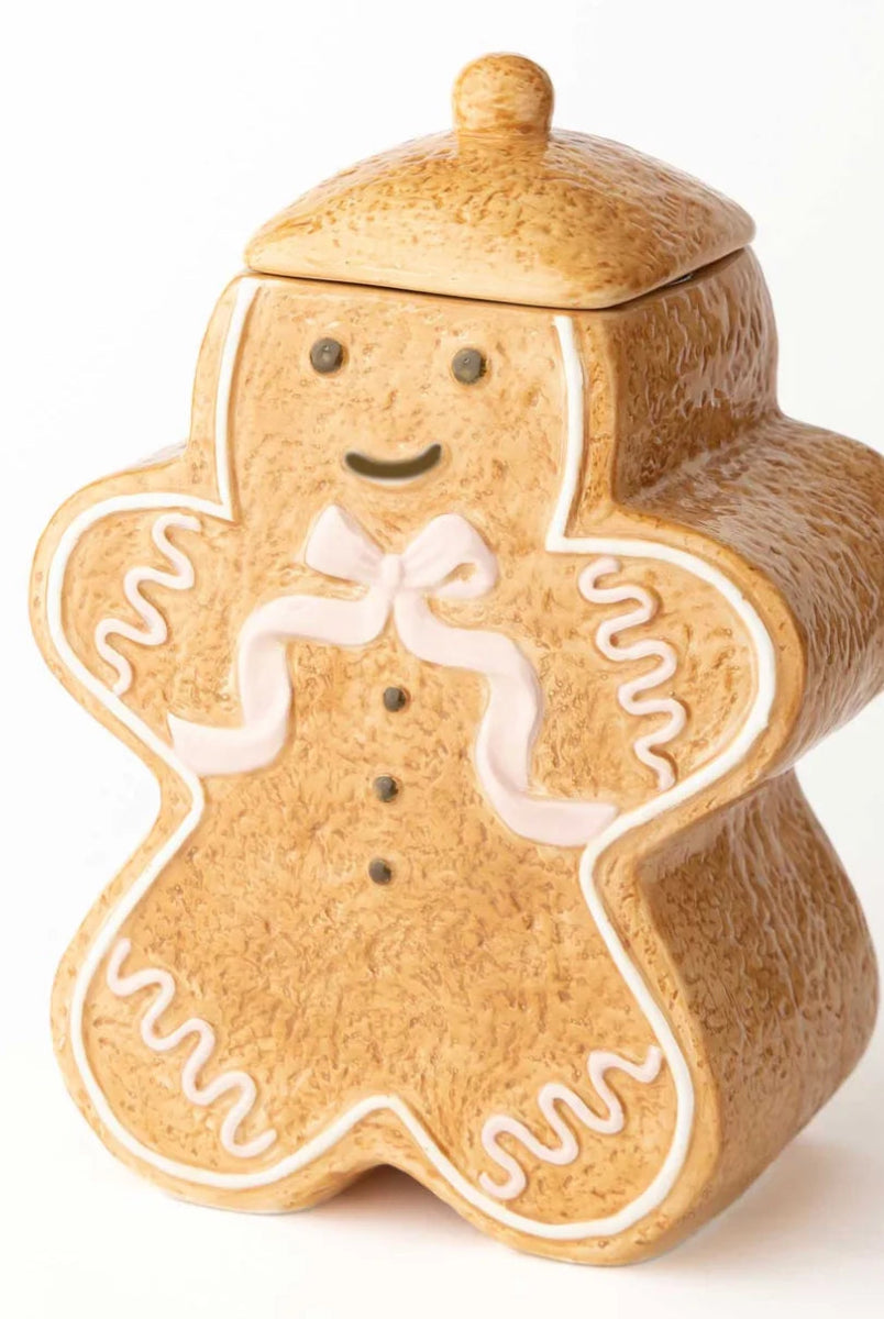 Shop For Pink Bow Gingerbread Cookie Jar