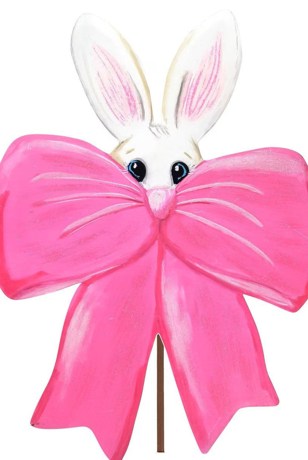 Shop For Pink Bow with Peeking Bunny