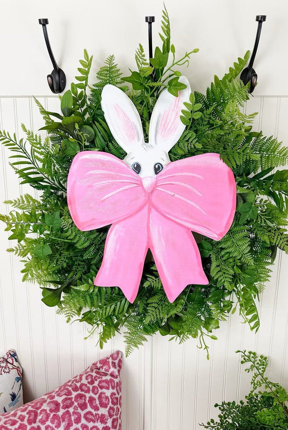 Shop For Pink Bow with Peeking Bunny