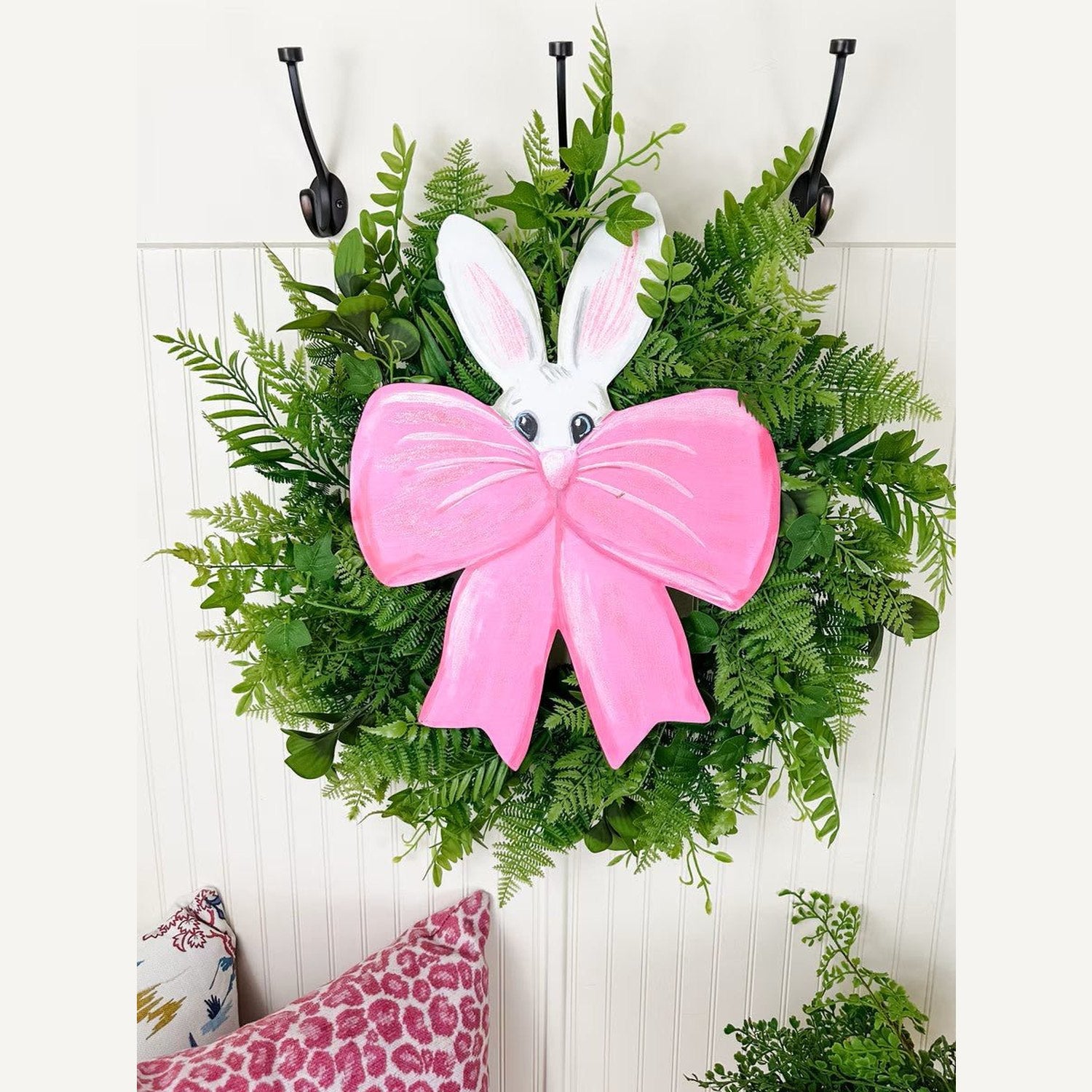 Shop For Pink Bow with Peeking Bunny