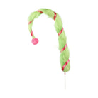 Shop For Pink Green Furry Pom Pom Floral Stem 32"