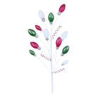 Shop For Pink Green White Christmas Light Glitter Spray 29"