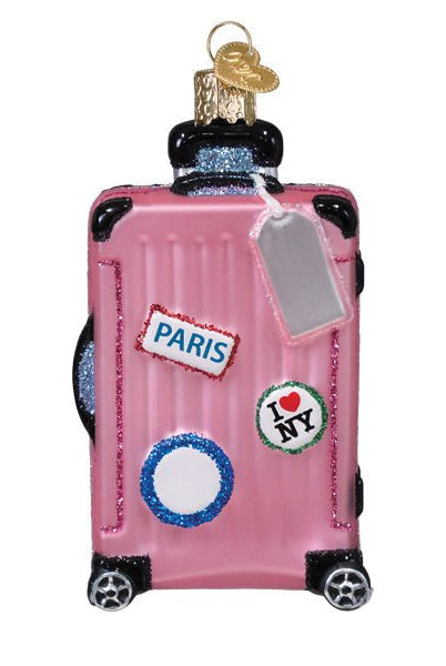 Shop For Pink Rolling Suitcase Ornament