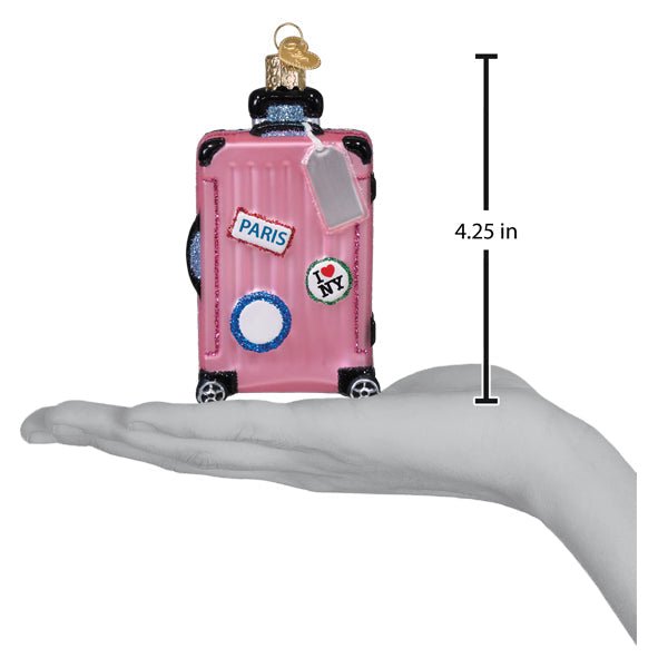 Shop For Pink Rolling Suitcase Ornament