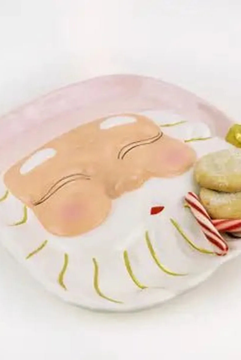 Shop For Pink Santa Platter