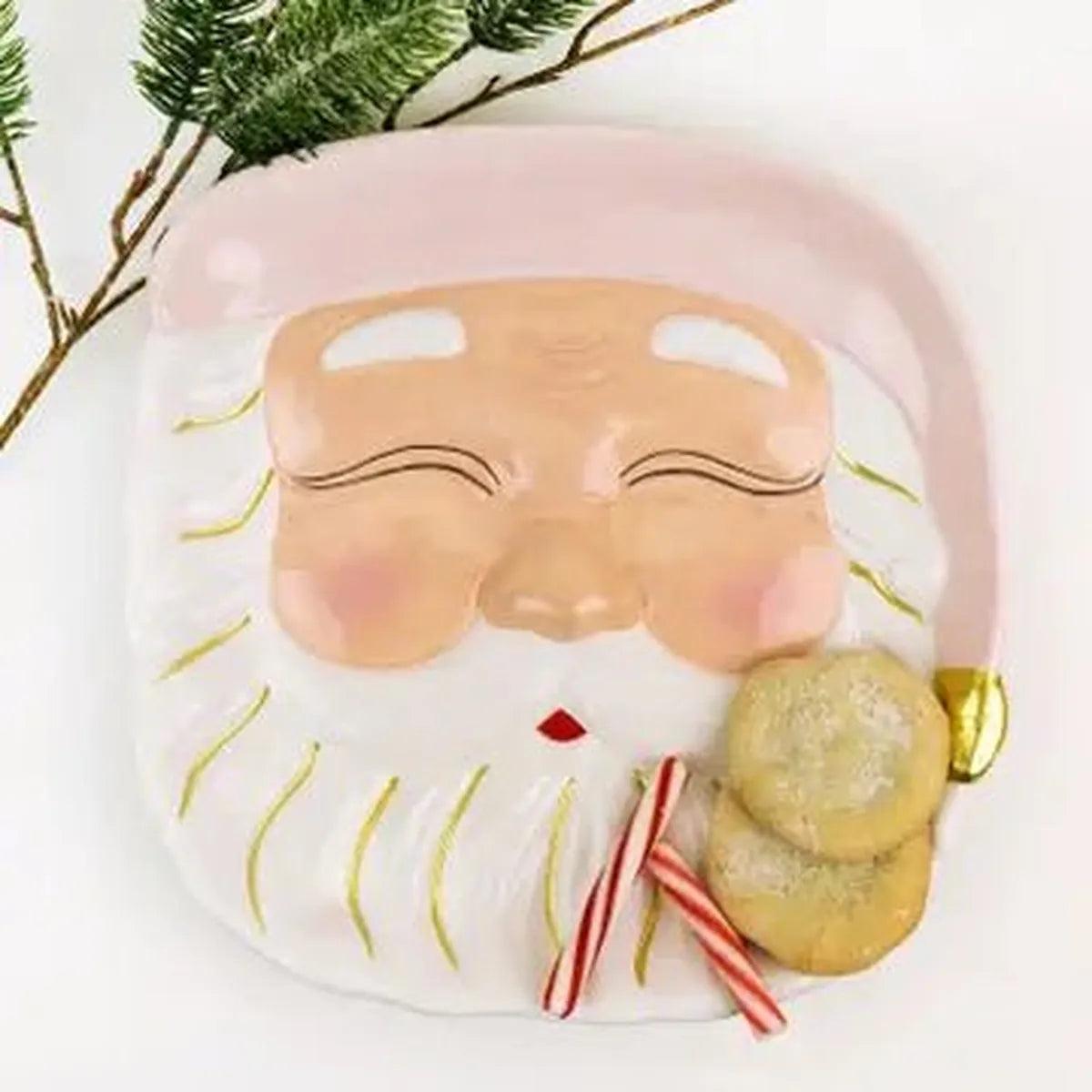 Shop For Pink Santa Platter