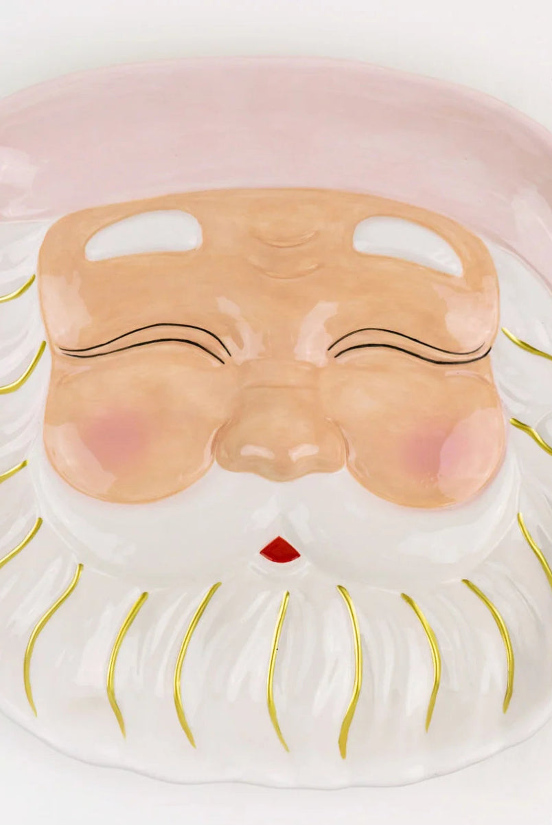 Shop For Pink Santa Platter