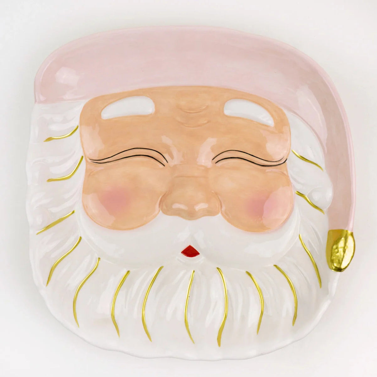 Shop For Pink Santa Platter