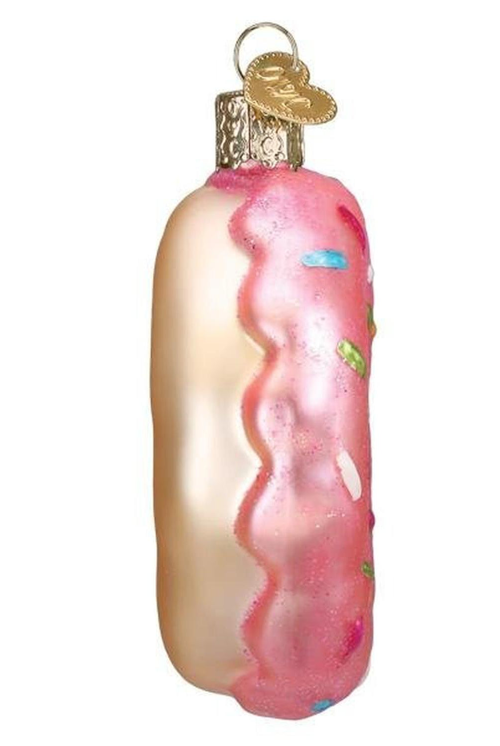 Pink Sprinkles Donut Ornament