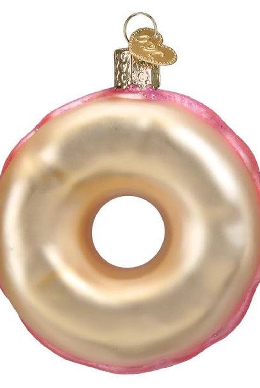 Pink Sprinkles Donut Ornament