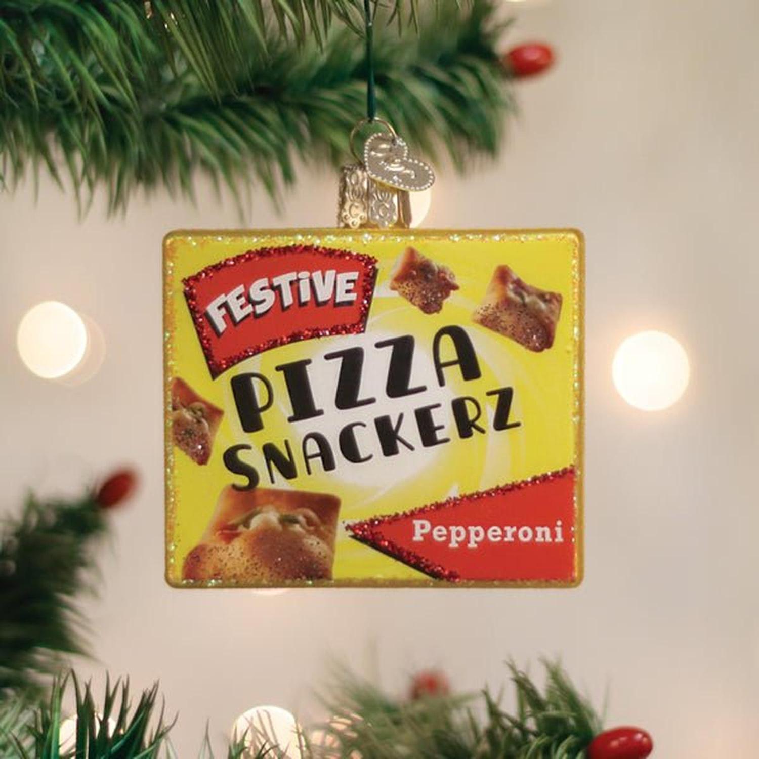 Pizza Snackerz Ornament