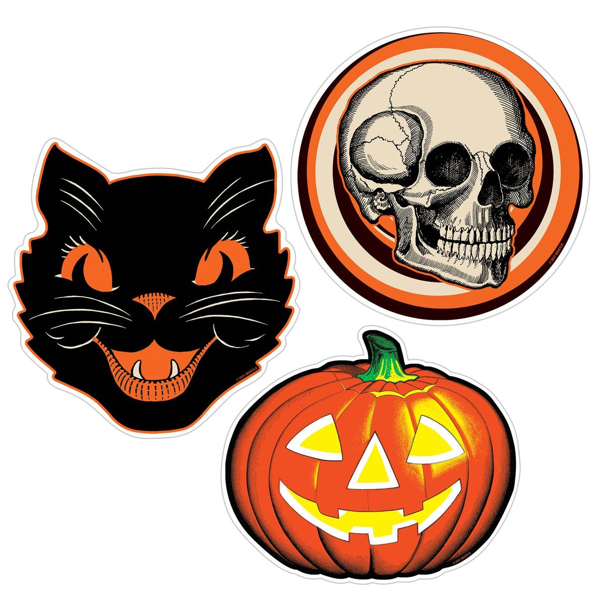 Shop For Plastic Vintage Halloween Cutouts (Set of 3)