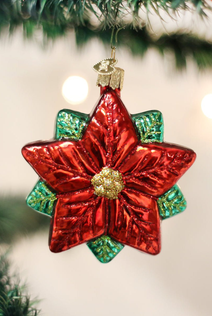 Shop For Poinsettia Star Ornament