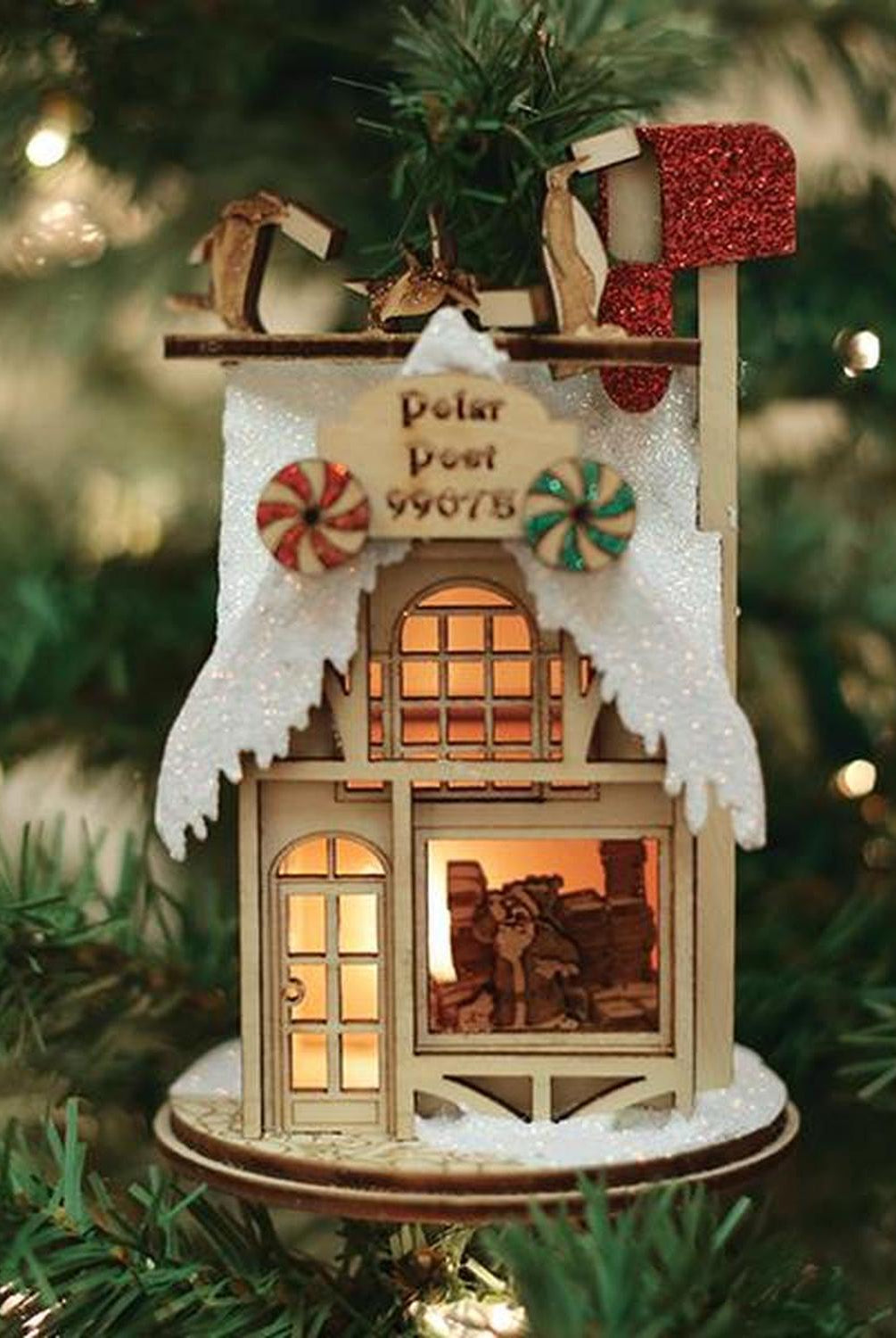 Polar Post Office Ornament