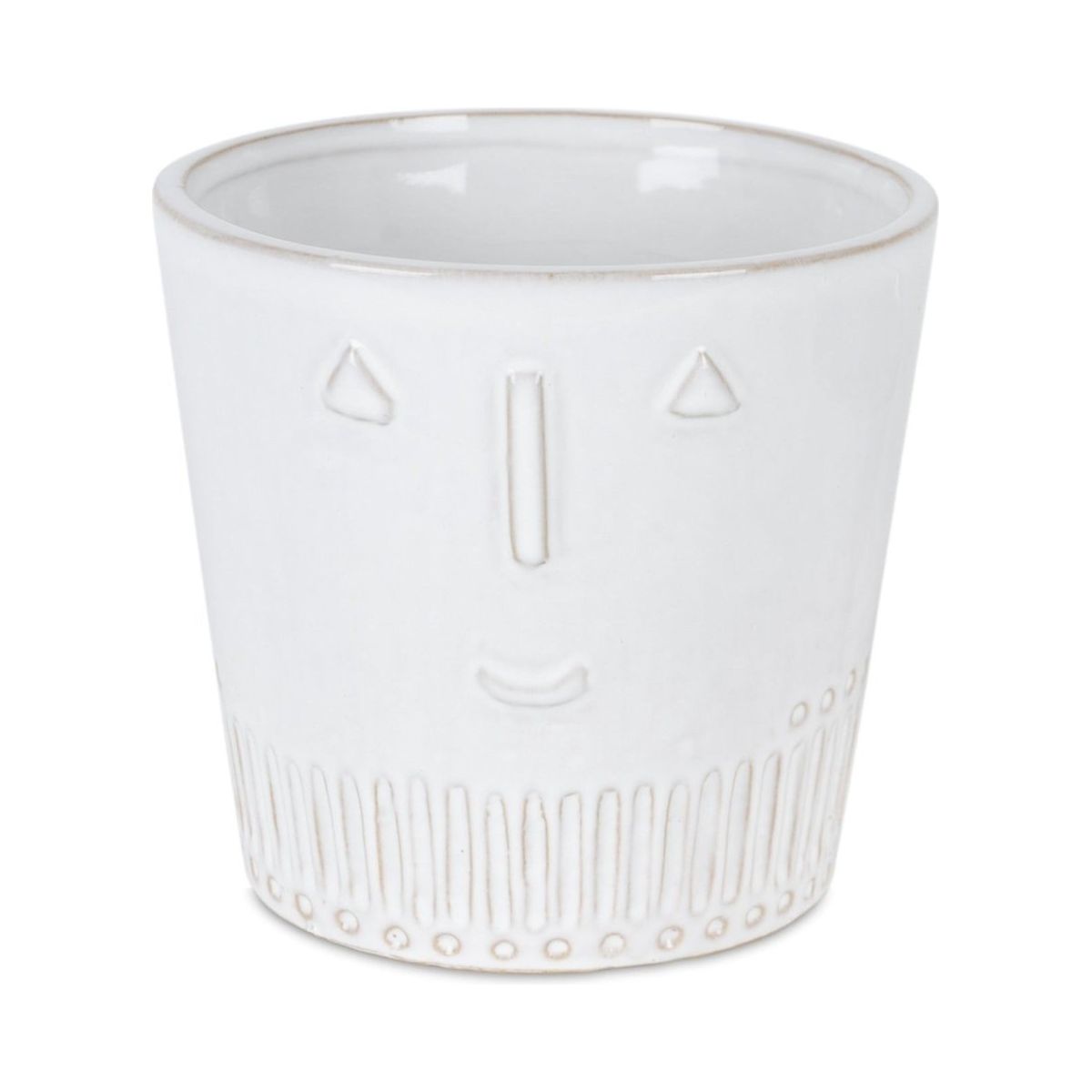 Shop For Porcelain Face Planter (Set of 2) at Michelle's aDOORable Creations