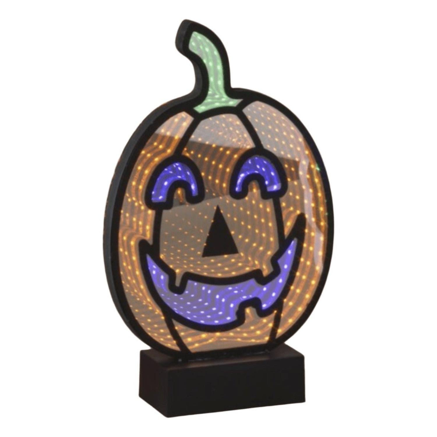 Shop For Pumpkin Infinity Light Display 11"H