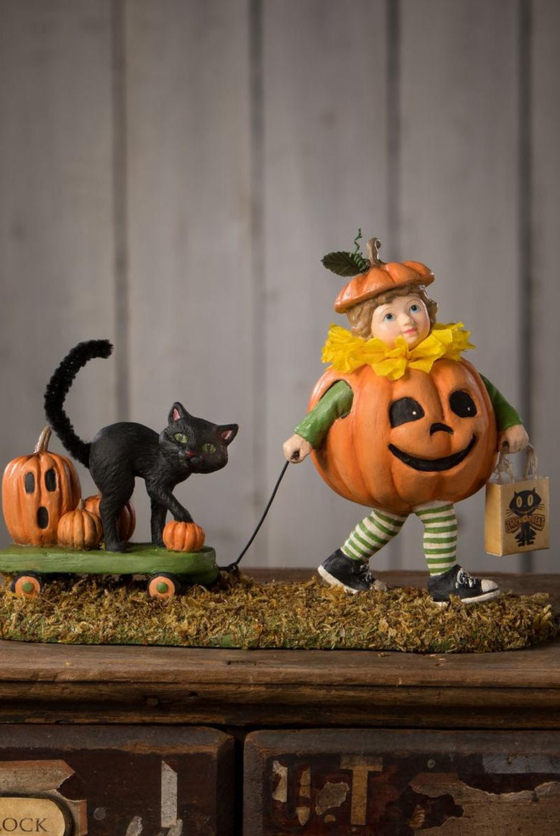 Shop For Pumpkin Paige with Wagon Figurine