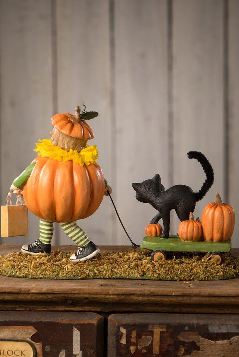 Shop For Pumpkin Paige with Wagon Figurine