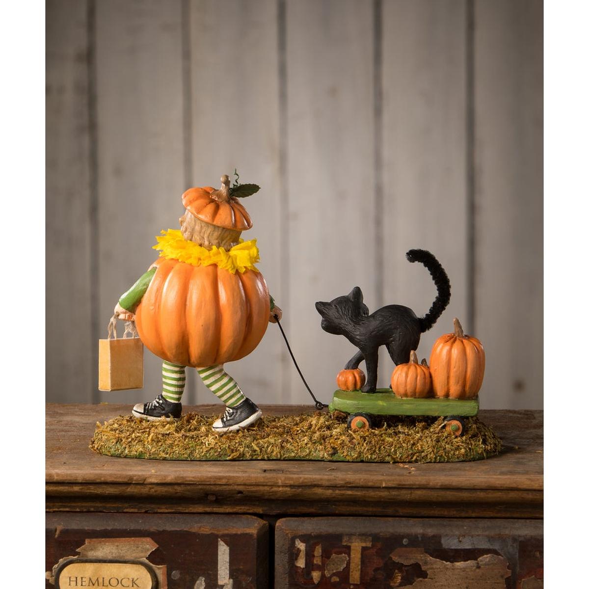 Shop For Pumpkin Paige with Wagon Figurine
