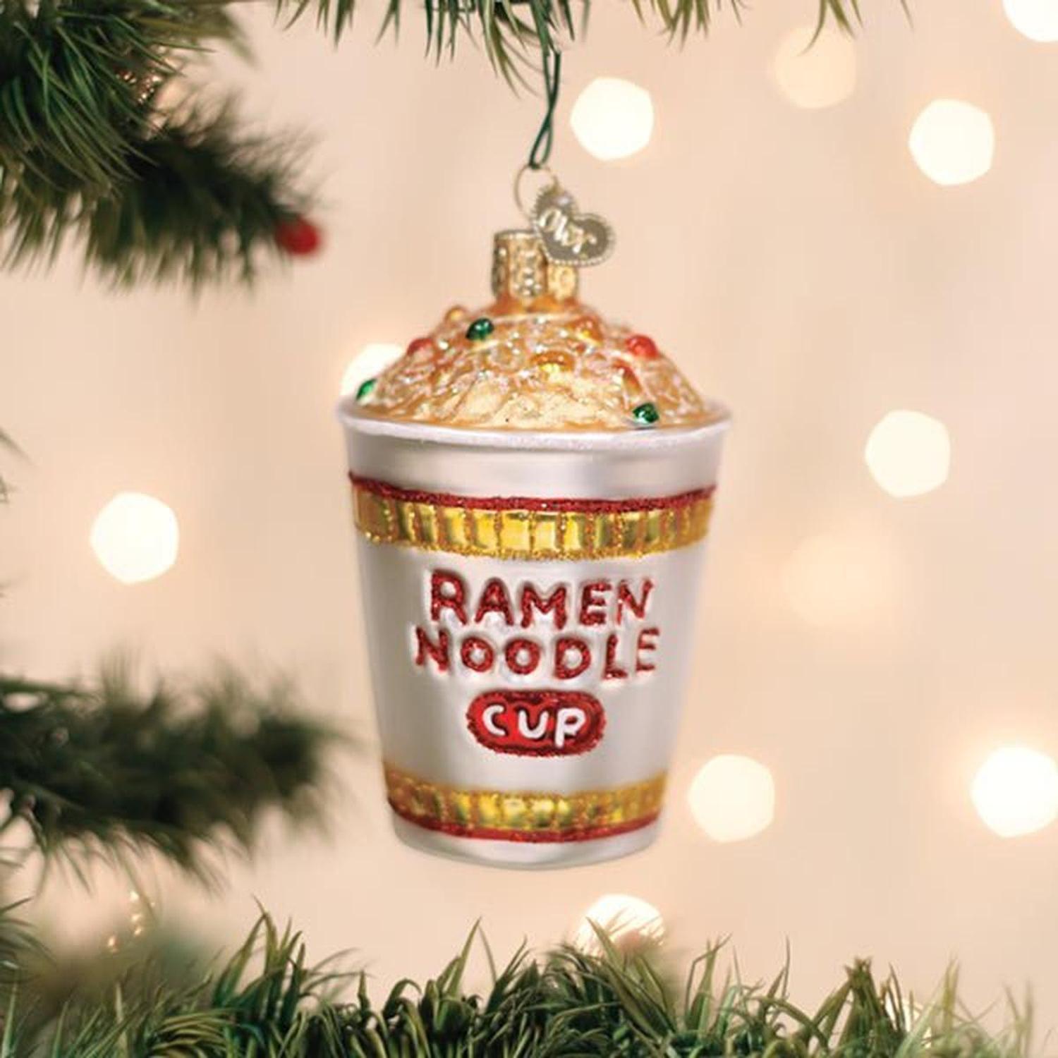 Ramen Noodle Cup Ornament