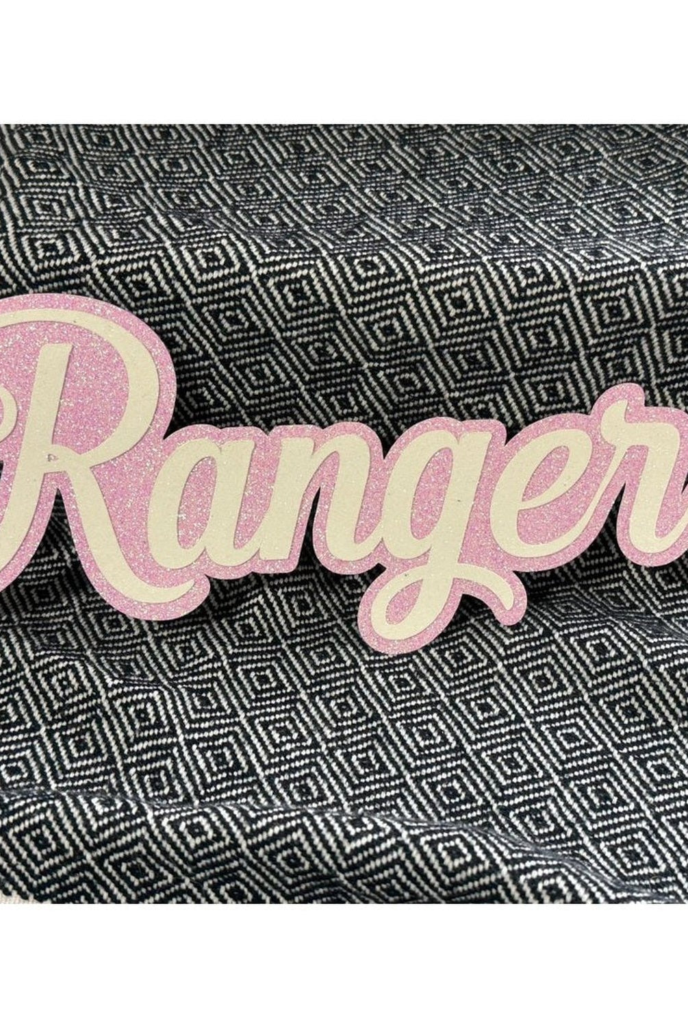 Shop For Rangers Homecoming Word Cutout: Pink