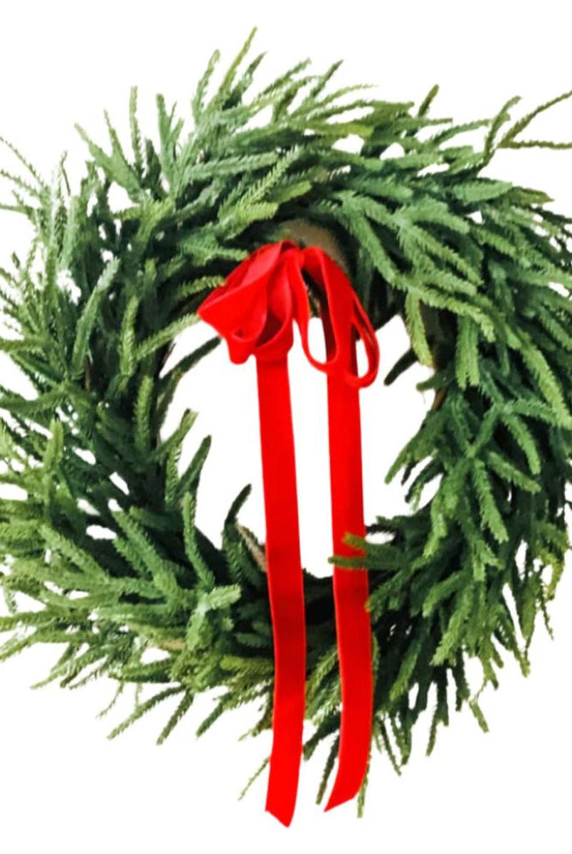 Shop For Real Touch Norfolk Pine Wreath