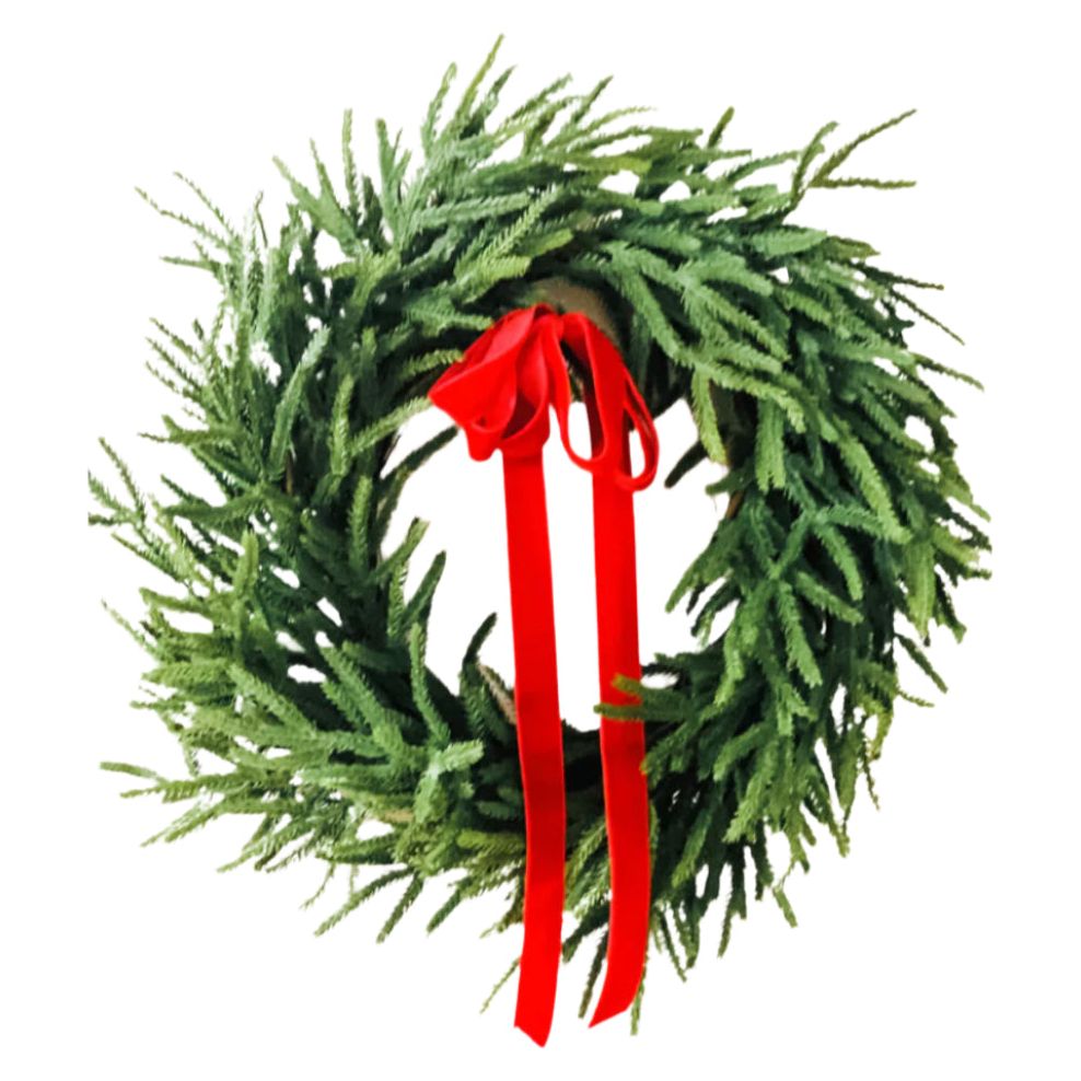 Shop For Real Touch Norfolk Pine Wreath