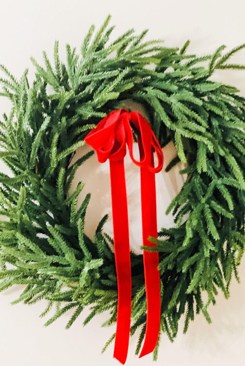 Shop For Real Touch Norfolk Pine Wreath