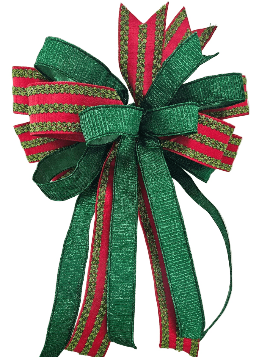 Shop For Red and Green Holiday Bow