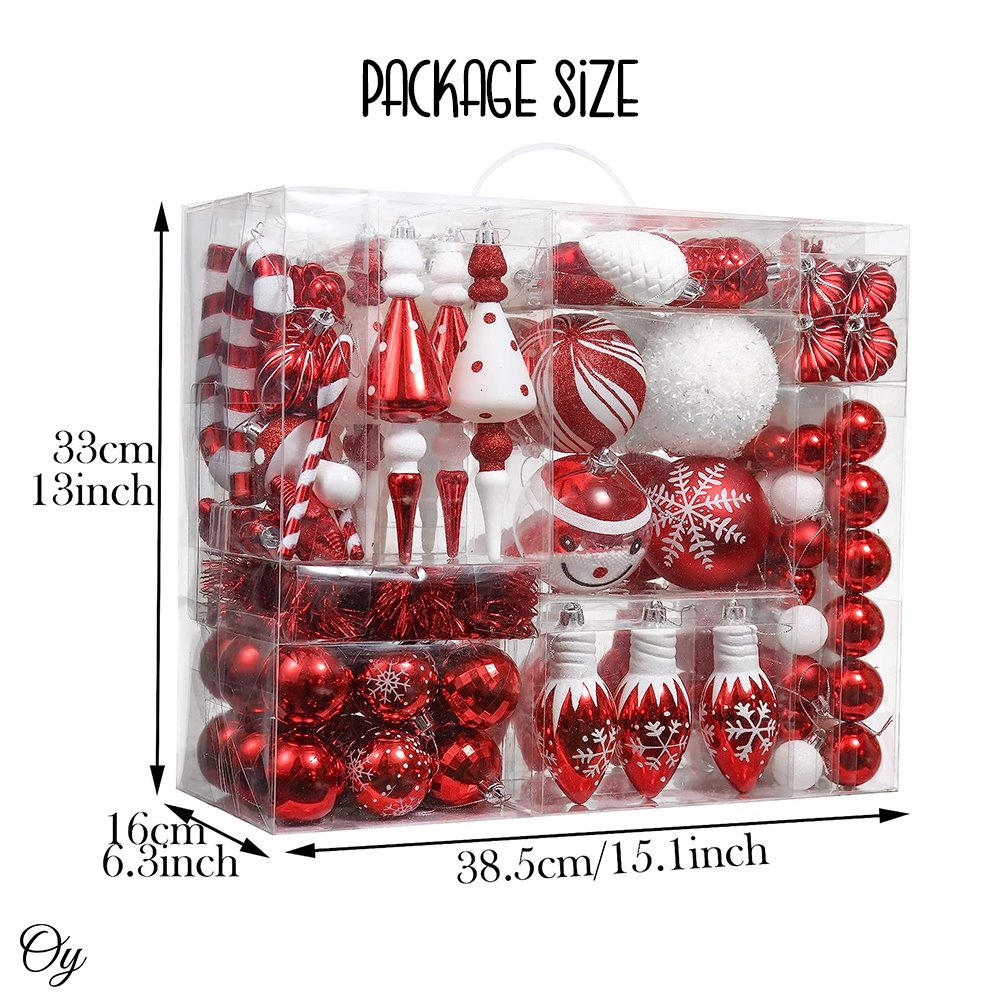 Shop For Red and White Christmas Mega Bundle (Set of 155)
