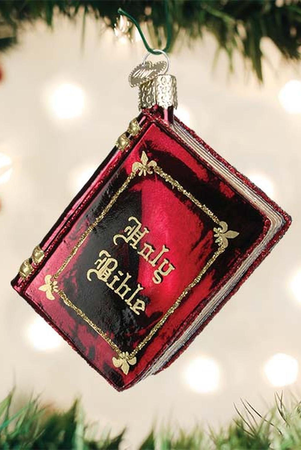 Red Bible Ornament