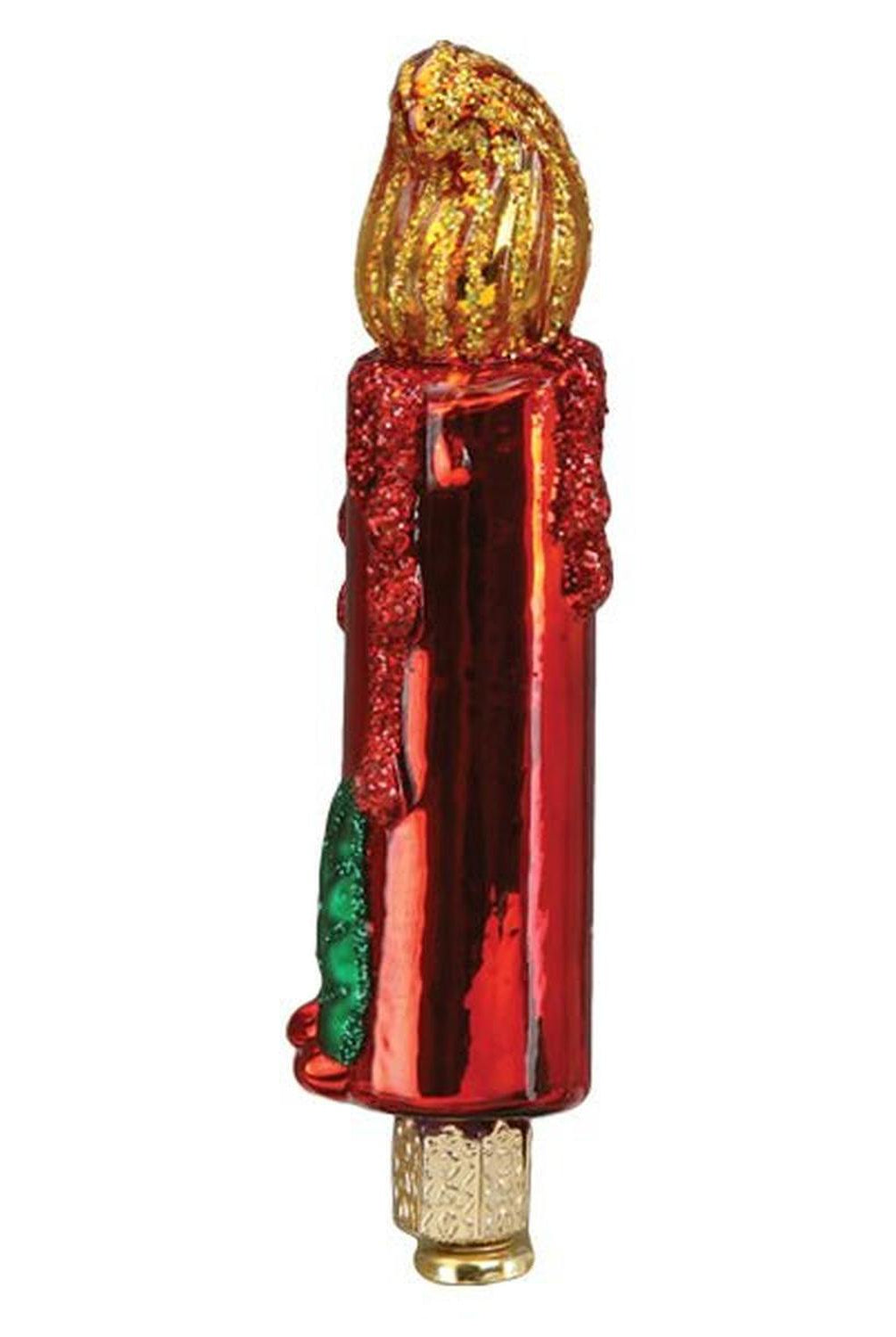 Red Clip-on Candle Ornament