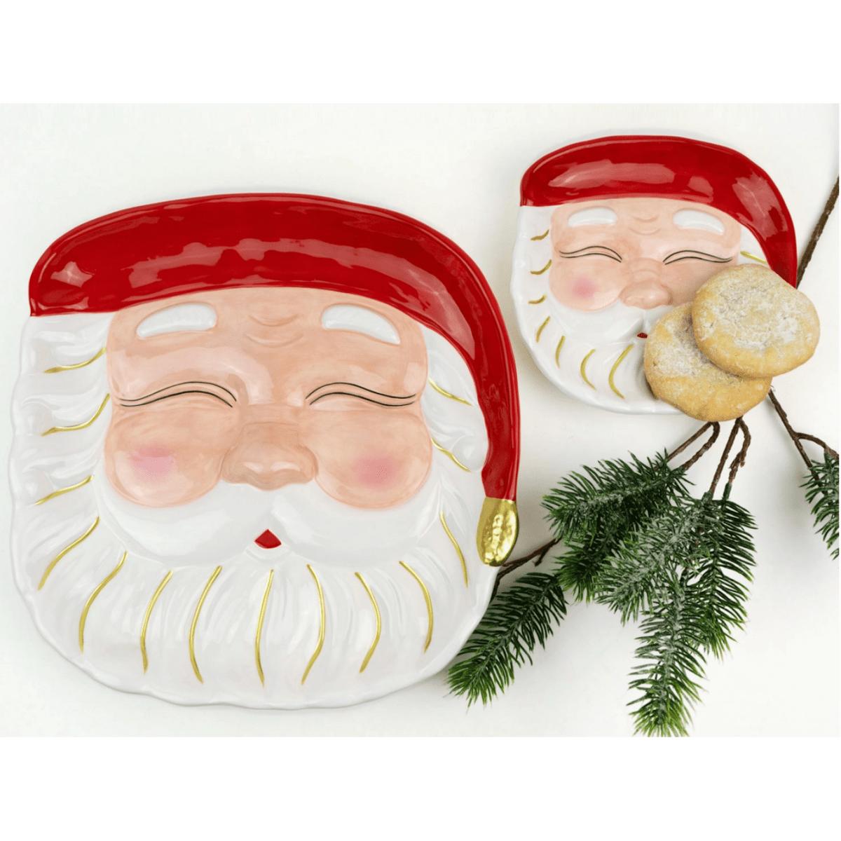 Shop For Red Santa Platter