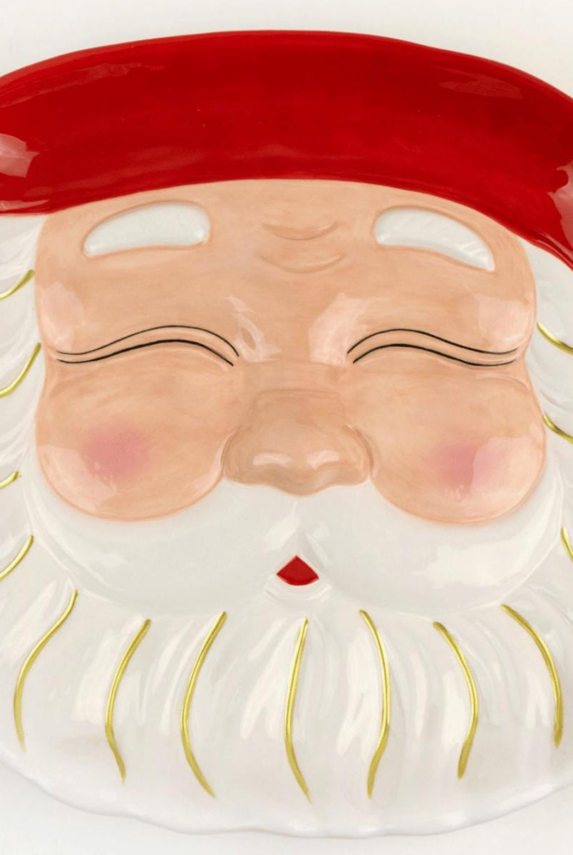 Shop For Red Santa Platter