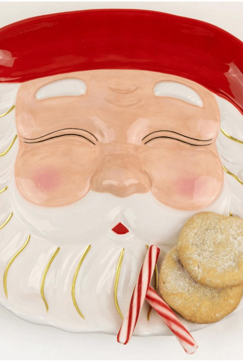 Shop For Red Santa Platter
