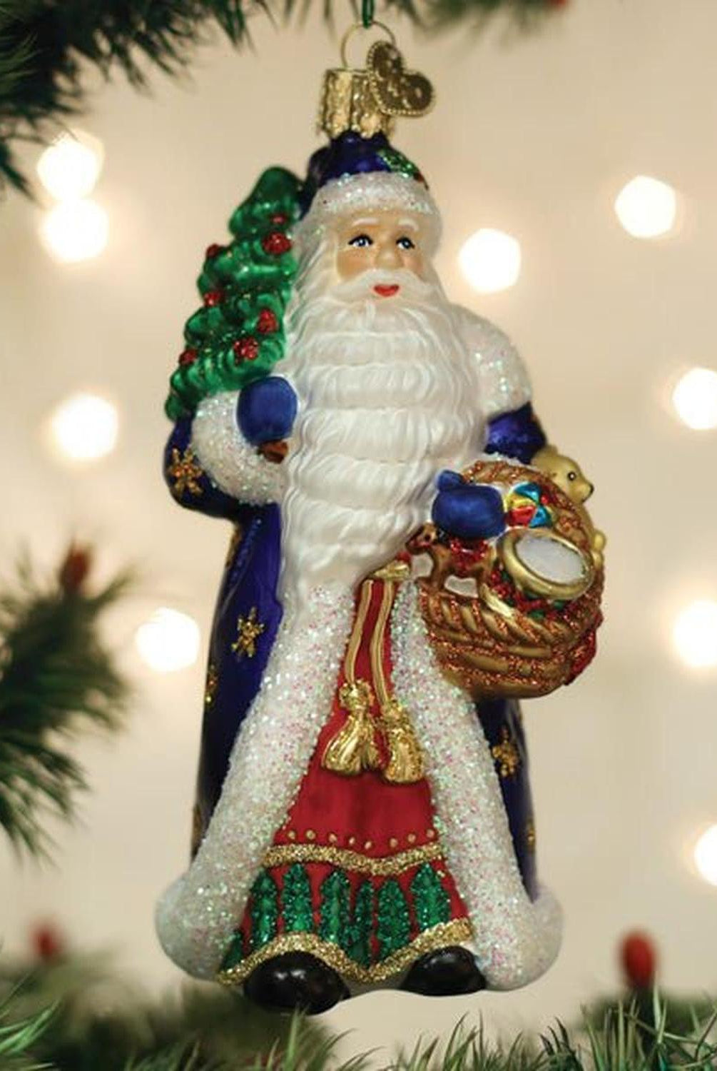 Regal Father Christmas Ornament