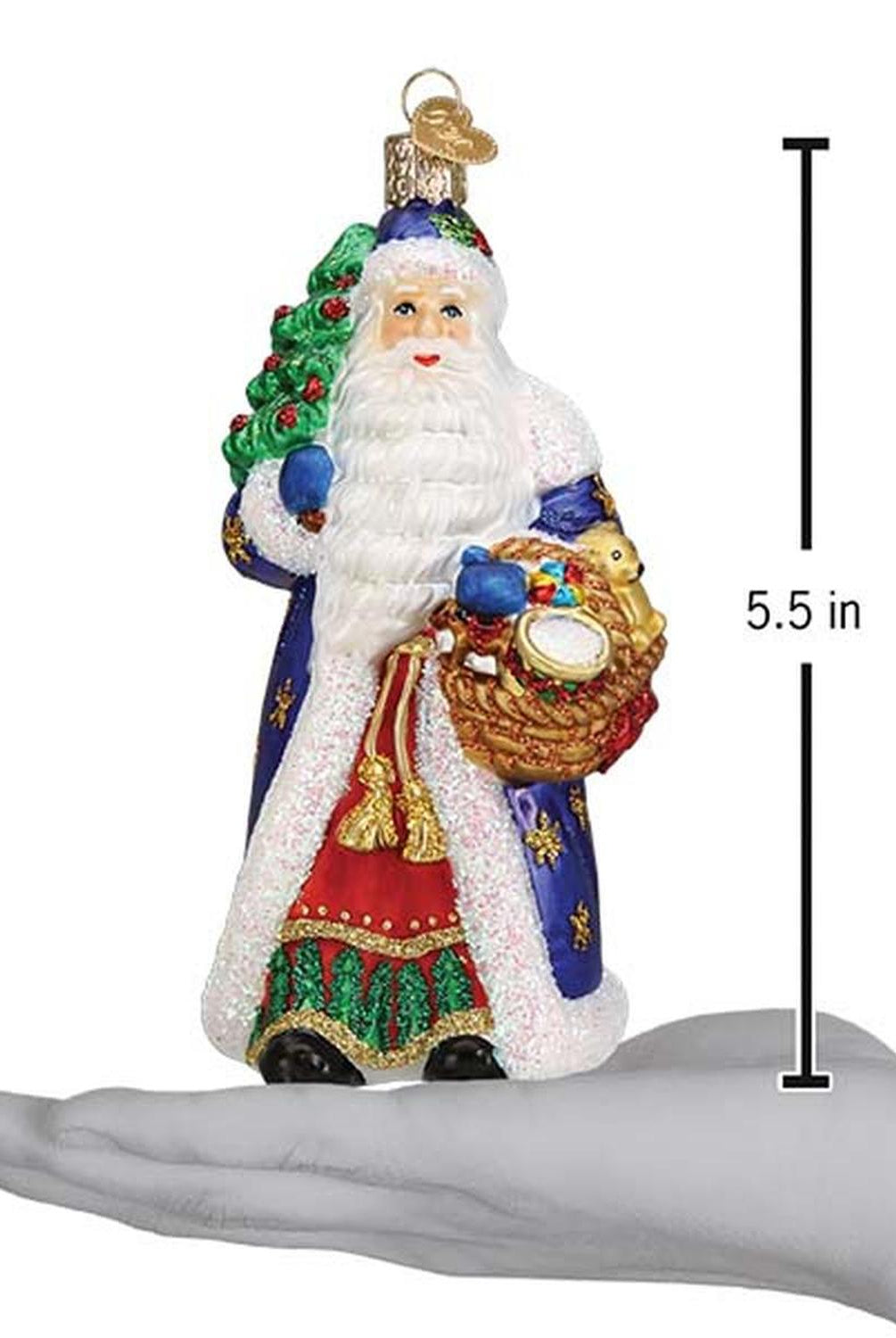 Regal Father Christmas Ornament